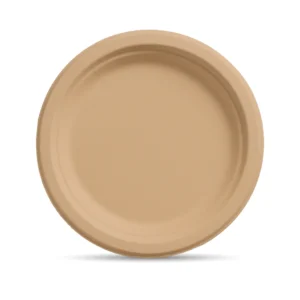 Plato Redondo Ecológico 7 | Biodegradable y Resistente al Calor | Fibropack