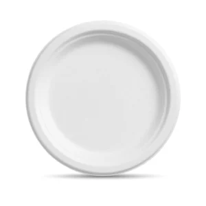 Plato Redondo Ecológico 9  | Biodegradable y Resistente | Fibropack